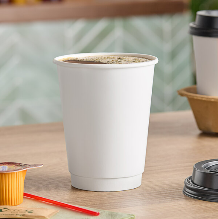 Watson Distributing 12 oz Disposable Double Wall Paper Cup 500/Case