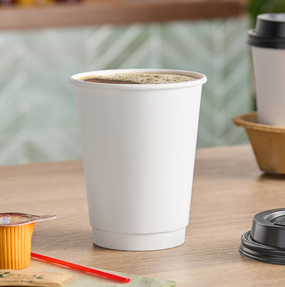 Watson Distributing 12 oz Disposable Double Wall Paper Cup 500/Case