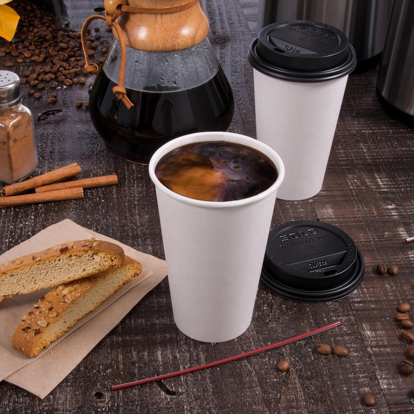 Watson Distributing 8 oz Leak-Free Drinking Paper Cup - 1000 Count