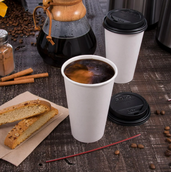 Watson Distributing 8 oz Premium Double Wall Leak-Free Paper Cup - 500 Count