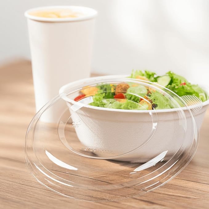 Watson Distributing Pet Lid For 12 Oz Bowl Bagasse 500/Case
