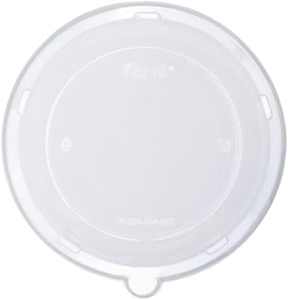Watson Distributing 24-40 Oz Flat Top Dome Lid No Hole Pet Clear 300/Case