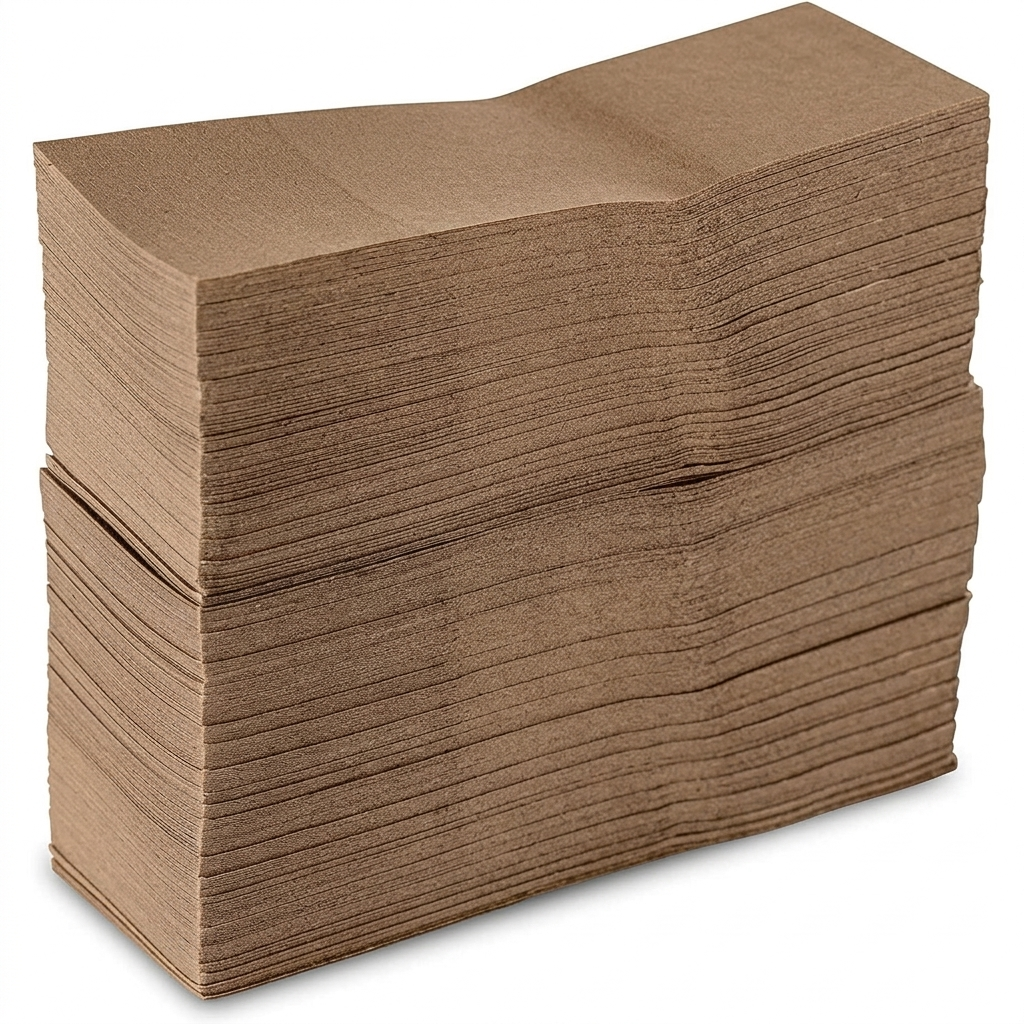 Watson Distributing Natural Kraft Self-Adhering Paper Napkin Band 4.25" x 1.5" 2000/Case