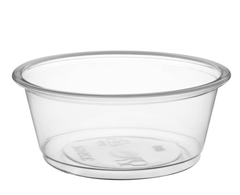 Watson Distributing 3.25 Oz Portion Cup with Lids Clear 2500/Case