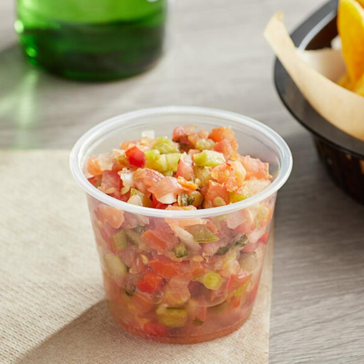 Watson Distributing 5 Oz Portion Cup with Lids Clear 2500/Case