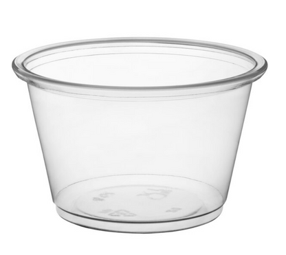 Watson Distributing 4 Oz Portion Cup with Lids Clear 2500/Case