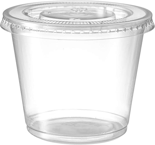 Watson Distributing 5 Oz Portion Cup with Lids Clear 2500/Case