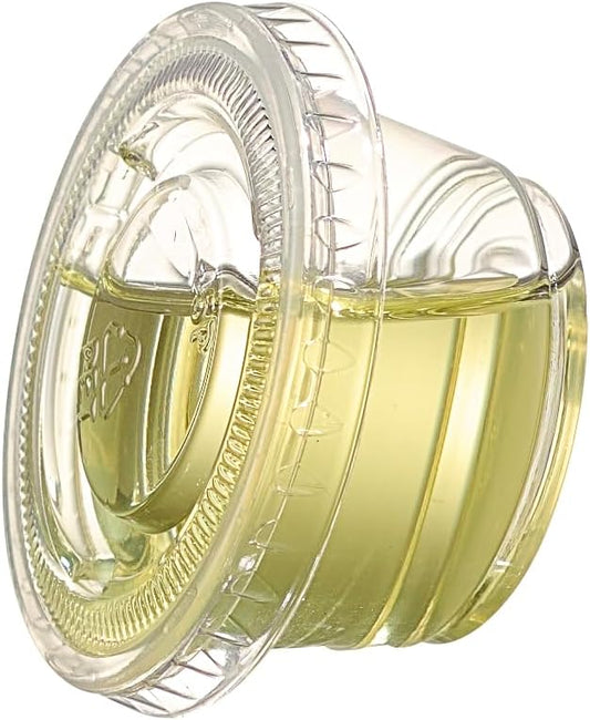 Watson Distributing 0.75-1 Oz Portion Cup Lid Clear Plastic 2500/Case