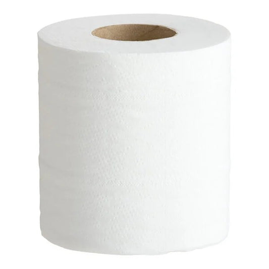 Watson Distributing Premium Individually-Wrapped 2 Ply Standard Toilet Tissue Paper - 500 Sheets/Roll - 96 Rolls/Case