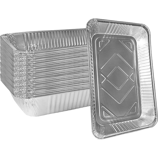 Watson Distributing Full Size Foil Steam Table Pan Deep 3-3/8" Depth 50/Case