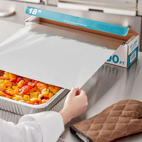 Watson Distributing 18" X 500' Food Service Standard Aluminum Foil Roll