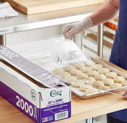 Watson Distributing 24" X 2000' Food Service Film With Serrated Cutter