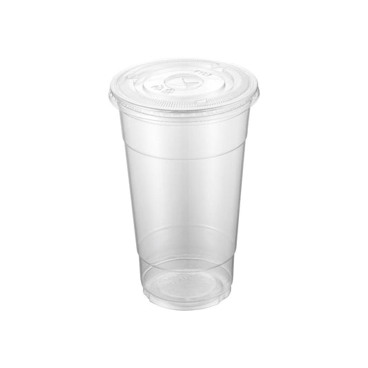 Flat Lid for 32oz PET Cup, 107mm, 500pc