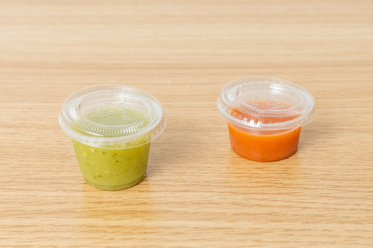 Flat Lid for Portion Cup 0.75 oz and 1 oz, 2500 pc