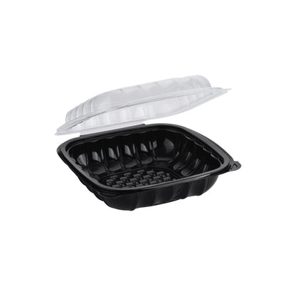 Hinged Clear Top Container, 8" x 8", 100pc