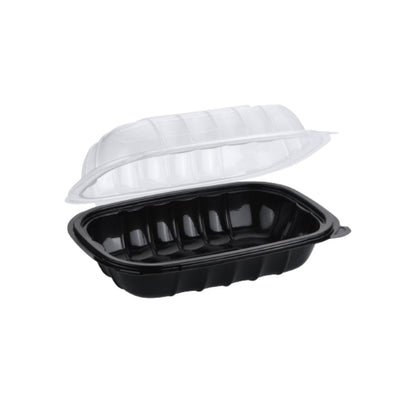 Hinged Clear Top Hoagie Container, 9" x 6", 150pc