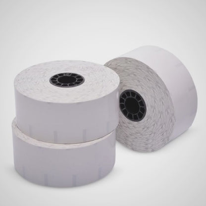 40 mm x 375 ft Iconex Sticky Media Ultra-Lite, 12 per Carton, 55 GSM Facestock, 100 mm OD, 1 in Sense Mark Repeat