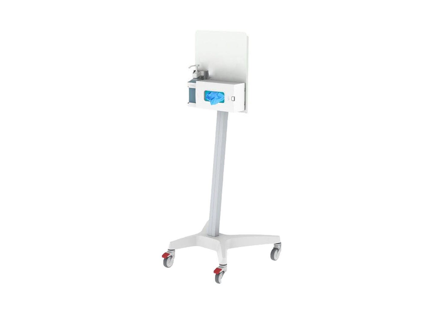 P51001 (HAND SANITIZER AND GLOVE DISPENSER - WITHOUT WHEELS)